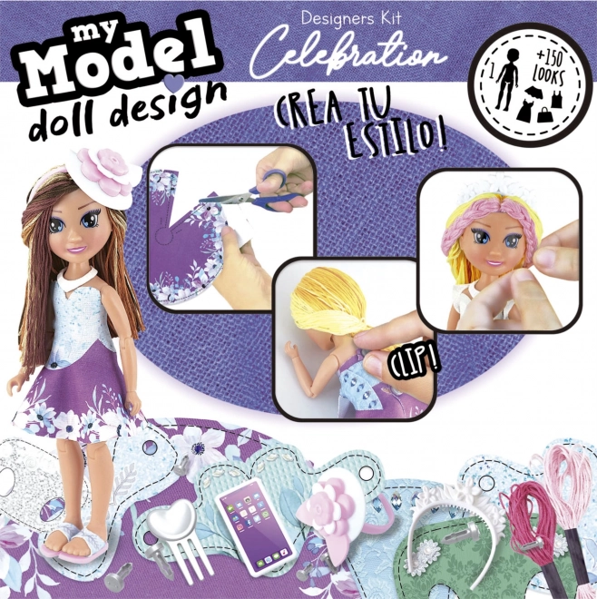 Educa Creative Set My Model Doll Design: Celebration