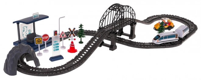 Train Station Set and Accessories 76 Pieces