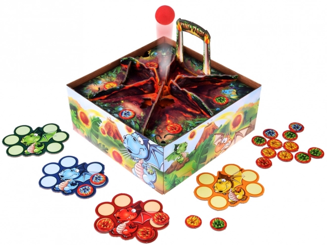 Family Dexterity Game Dragon Volcano Blow the Ball