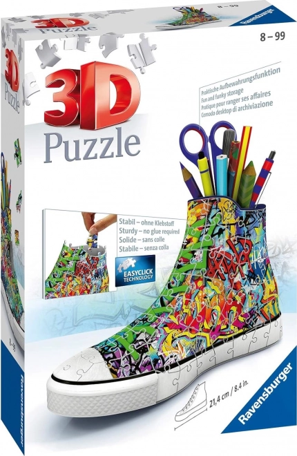 3D Graffiti Sneaker Puzzle by Ravensburger