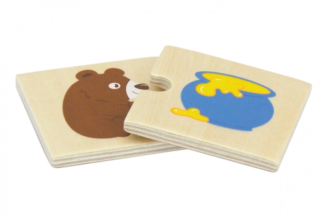 Wooden Animal Feeding Puzzle