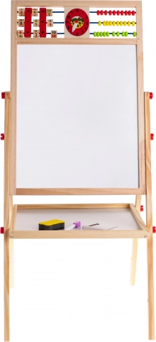 Learning through play with abacus and clock