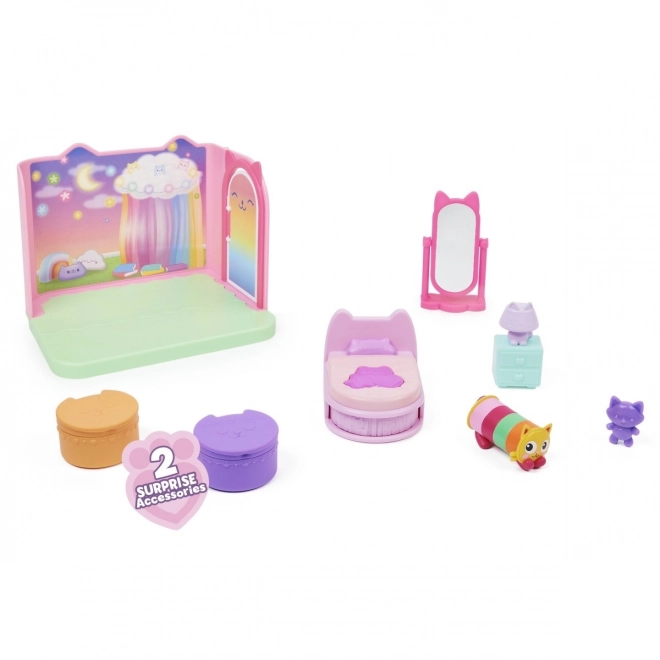 Gabi's Cat's House Magic Rooms Sada figurek do ložnice