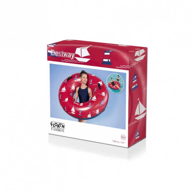 Inflatable Swim Ring Red