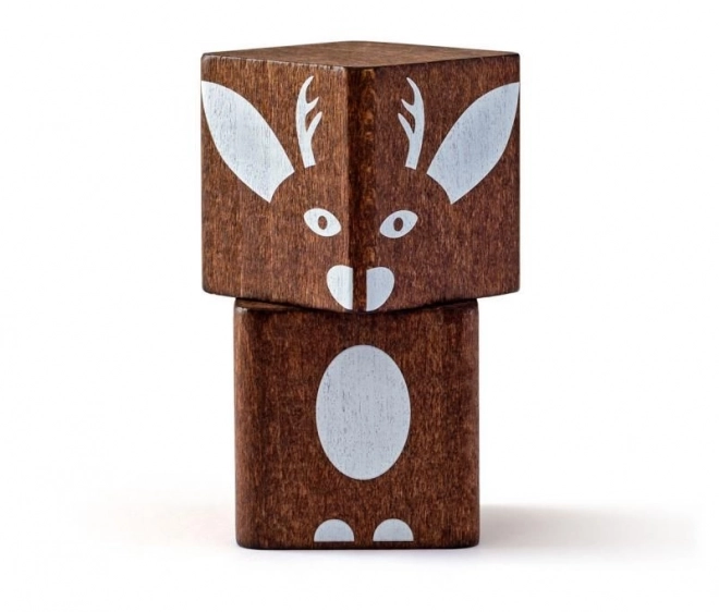 Wooden Forest Animals Blocks