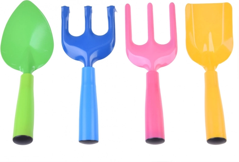 Colorful kids’ tools for digging, loosening and repotting