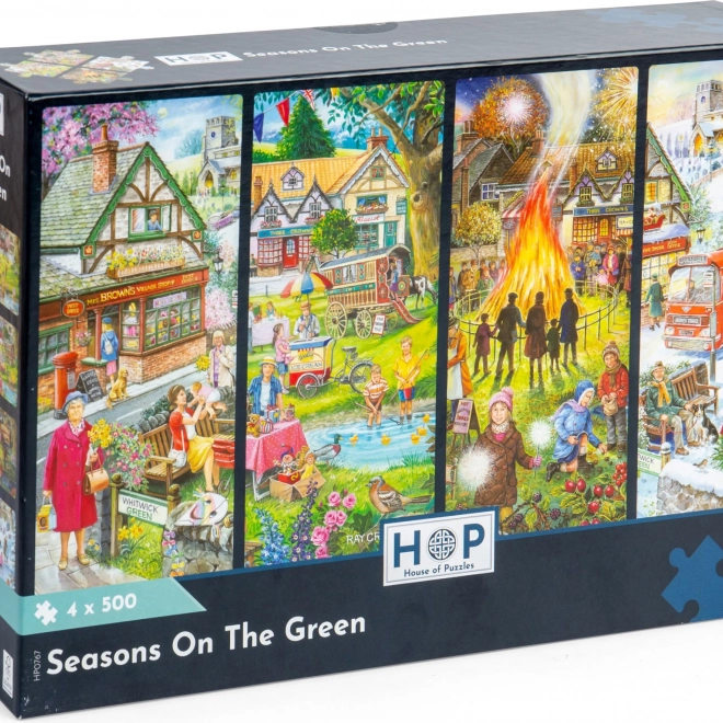 HOP Puzzle Seasons Set 4x500 Pieces