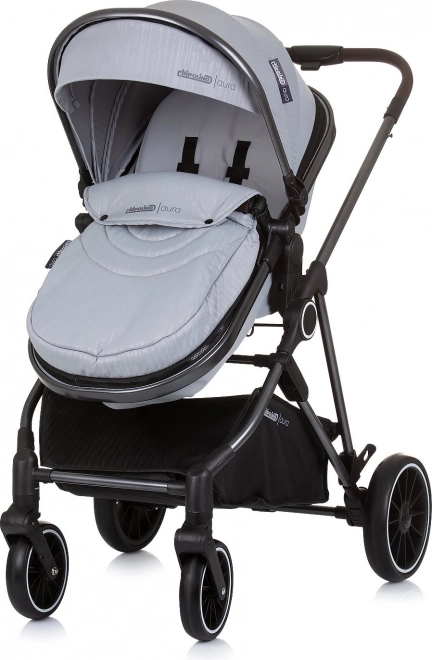 Chipolino Stroller Aura 2-in-1 Ash Grey