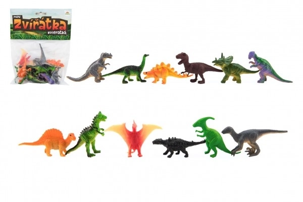 Mini Dinosaur Plastic Figurines Set