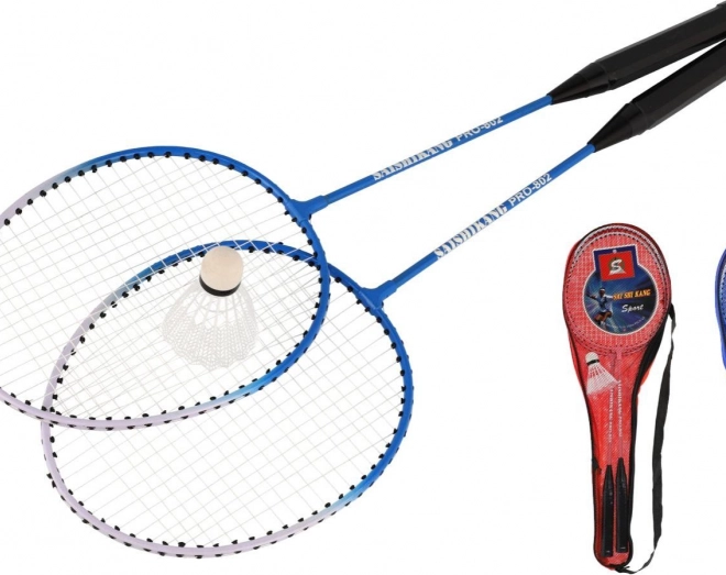 Set da badminton con 2 racchette e 1 volano