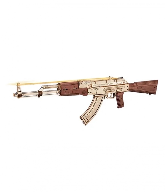 RoboTime 3D Wooden Mechanical Puzzle AK-47 Assault Rifle