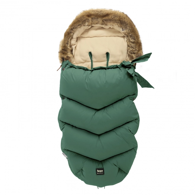 Winter Sleeping Bag Fluffy in Lake Green