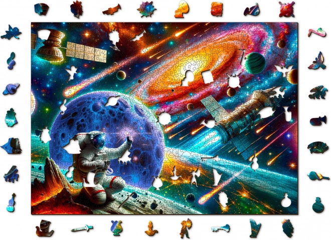 Wooden Space Exploration Puzzle