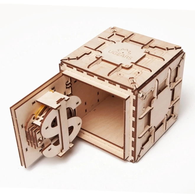 Ugears 3D Wooden Mechanical Safe Puzzle