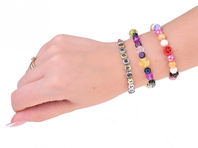 Colorful Bead and Crystal Bracelet Making Kit