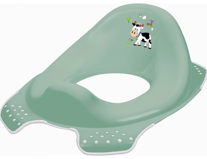 Toilet Seat Adapter Funny Farm Green