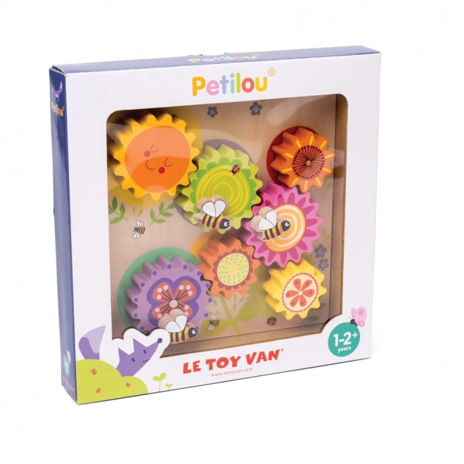 Colorful Wooden Gear Puzzle by Le Toy Van