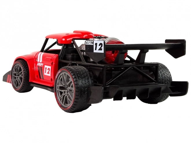 Remote Control Sports Car with Steam Effect - Red