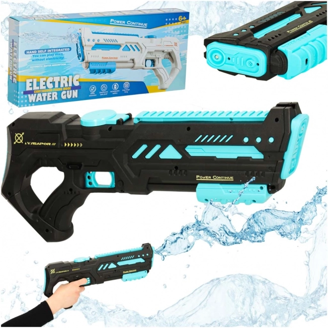 Pistola ad acqua elettrica per bambini nera