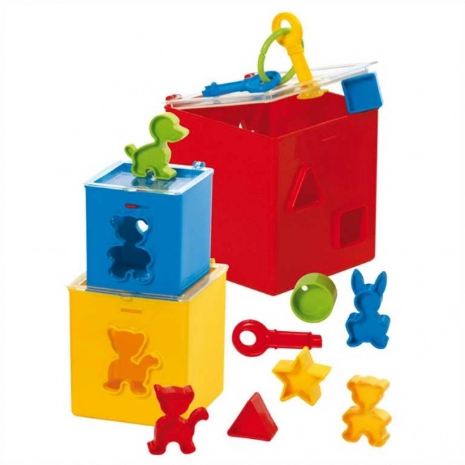 Shape Sorting Lockable Box