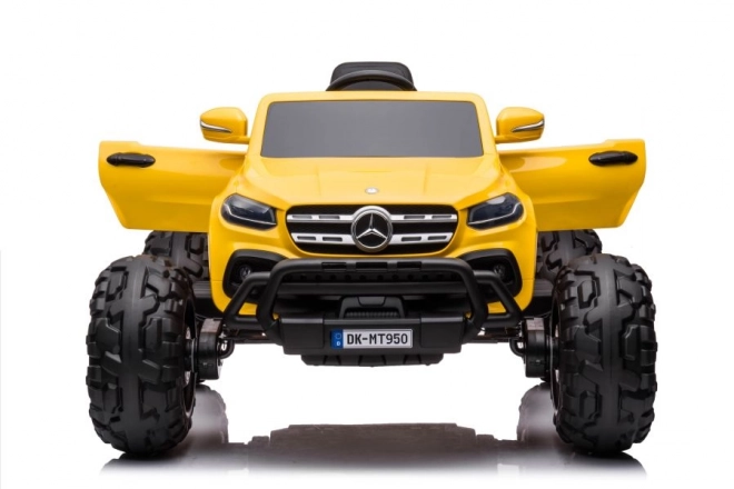 Battery-Powered Mercedes DK-MT950 4x4 Gold-Yellow Lacquer