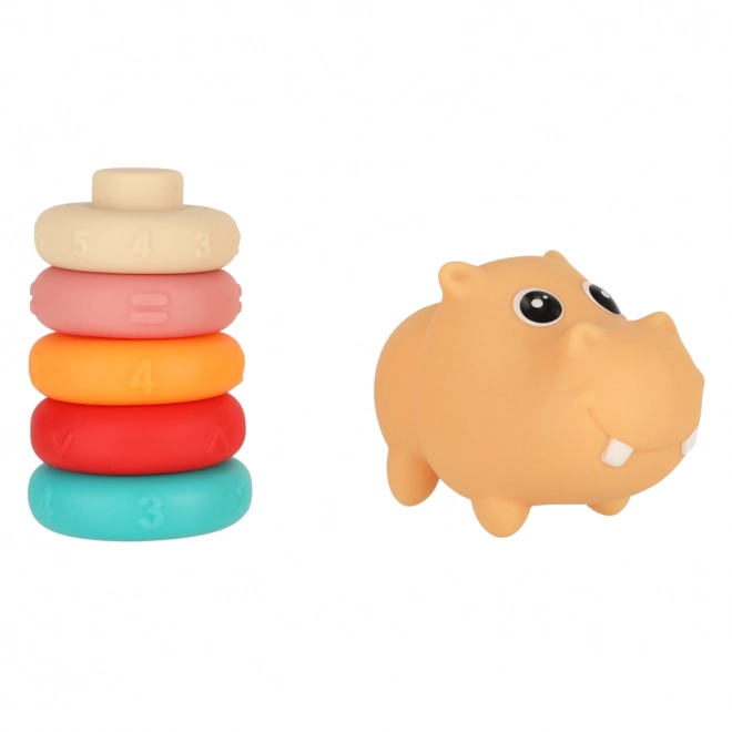 Hippo Sensory Educational Soft Blocks Puzzle