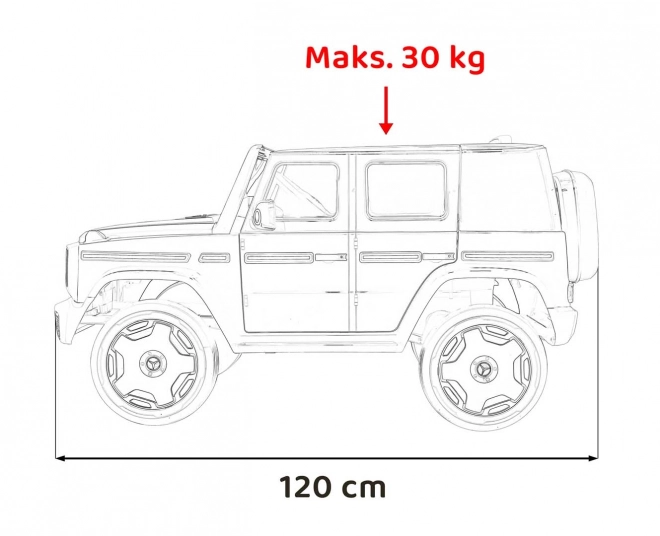 Vehiculul Mercedes Benz EQG – Stříbrné