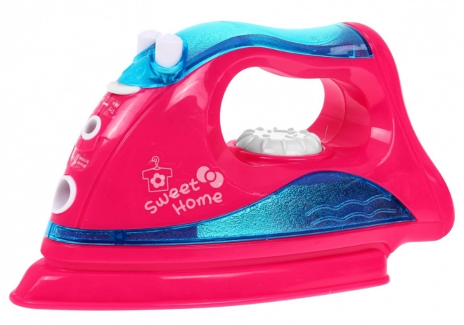 Interactive Children's Ironing Set with Steam Iron and Folding Board