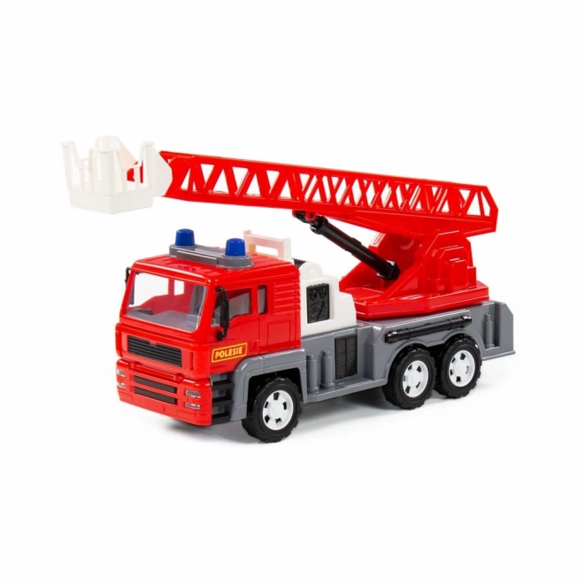 Fire Truck Toy with Extendable Ladder 70 cm