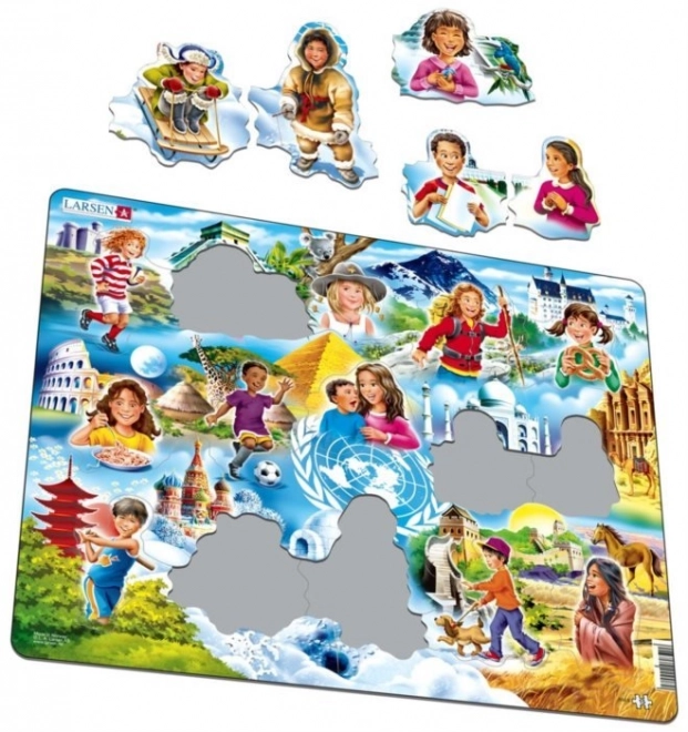 World Exploration Puzzle for Kids