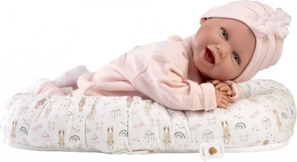 Llorens realistic baby doll with sounds and soft fabric body 42 cm
