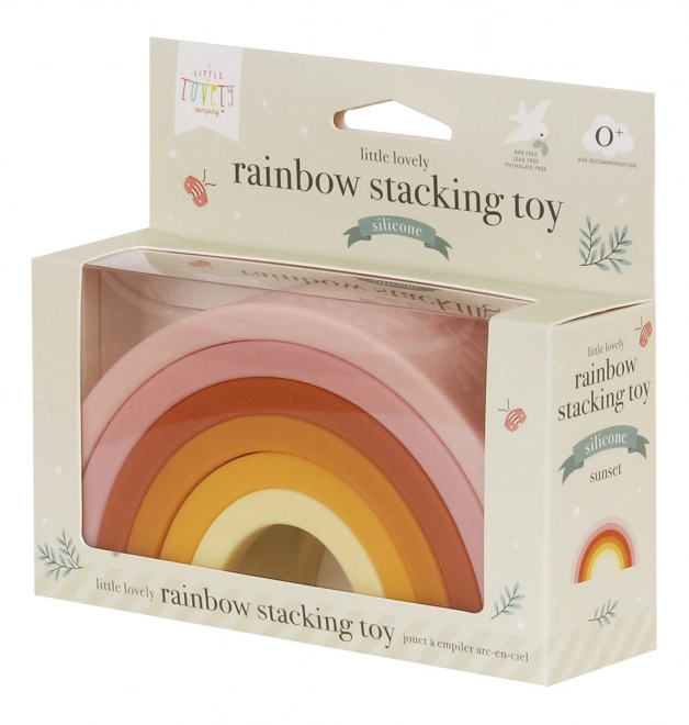 Montessori Stacking Rainbow - Sunset