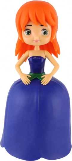 Bloemenfee – pop 12 cm met draaibare rok, mix varianten