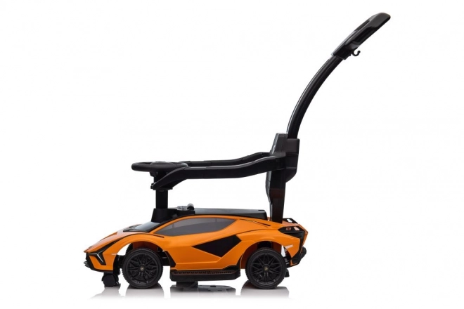 Ride-On Car with Push Handle Orange