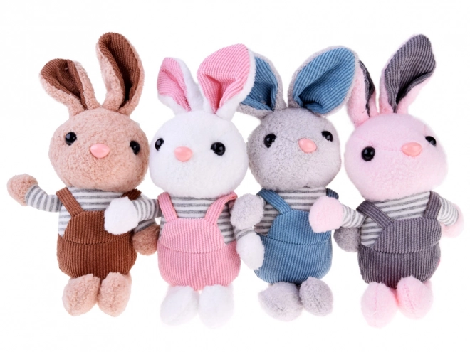 Plush Rabbit Toy with Corduroy Overalls