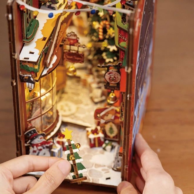 3D Puzzle Bookend Christmas Lane