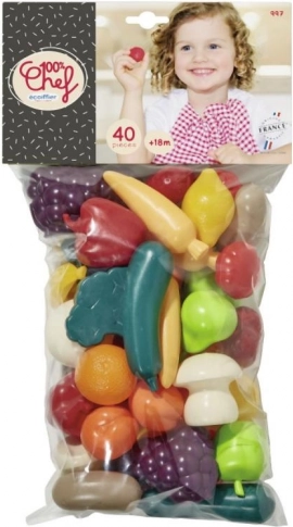 Vegetable and Fruit Models 40 pcs