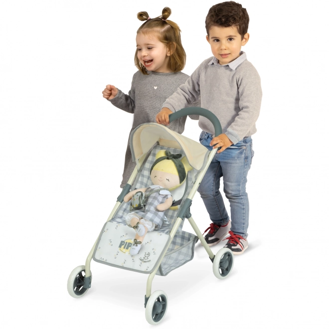 Sport Stroller for Dolls with Plush Doll PIPO