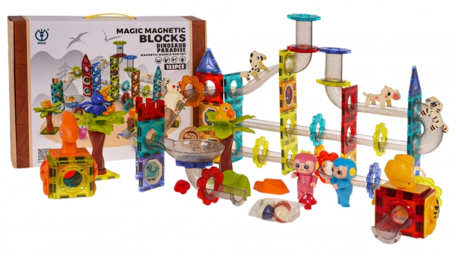 Magnetic Building Blocks Zoo Set 153 Pieces