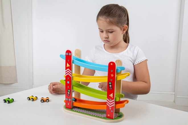 Wooden Racing Track by Bigjigs Toys