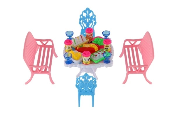 Doll Furniture Set - Table and Chairs