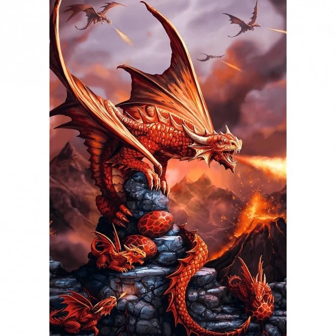 Fiery Dragon Puzzle Anne Stokes