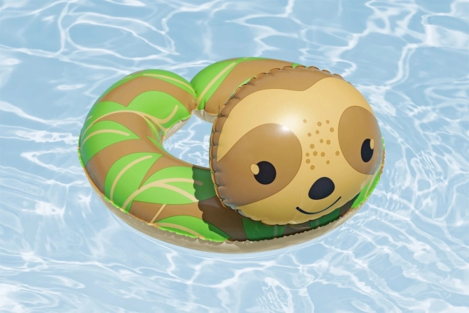 Inflatable Sloth Swim Ring for Kids