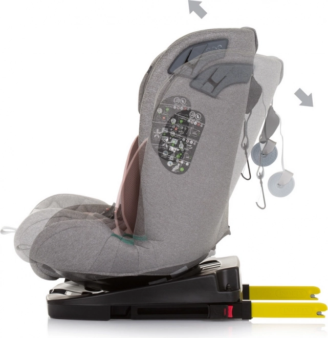 Chipolino Car Seat X Factor i-Size Flamingo