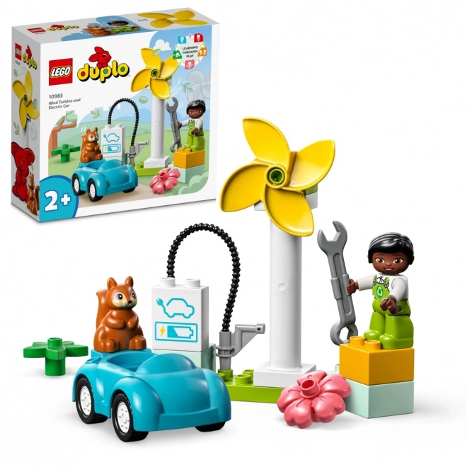 Duplo Wind Turbine and Electric Car