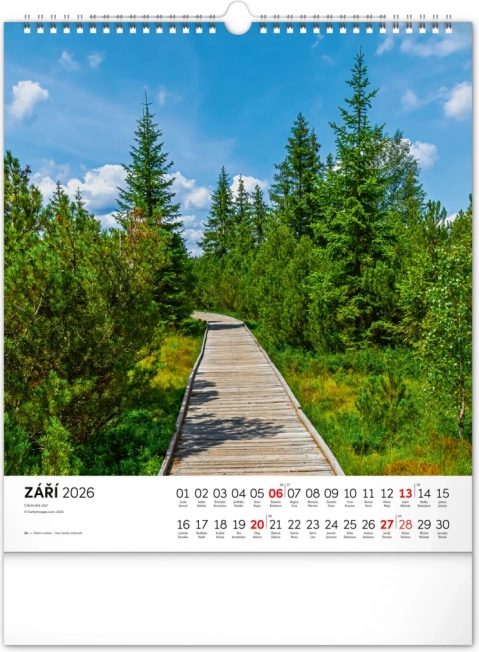 Falikalendárium Šumava 2026