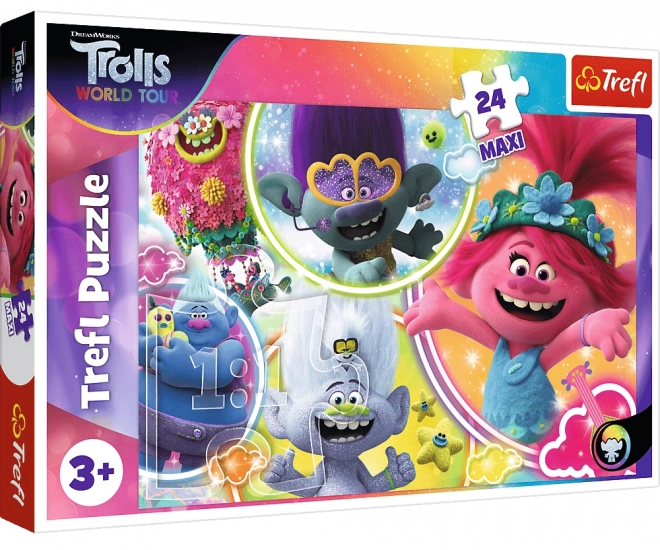 Trefl Puzzle Trolls 2: Our Musical World Maxi 24 Pieces