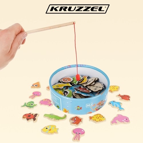 Fishing Game with Magnetic Fish