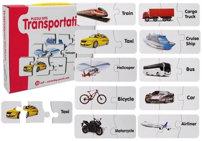 Educational Puzzle Transport Connections