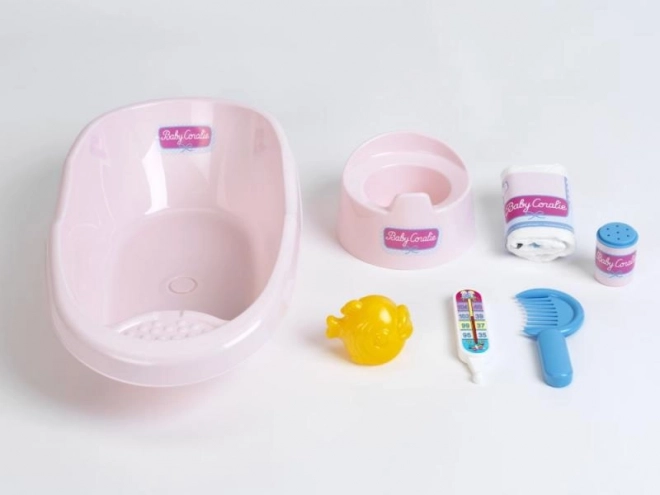 Doll Bath Tub with Accessories